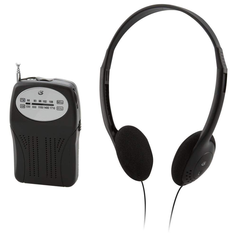 GPX R116B Portable AM/FM Radio