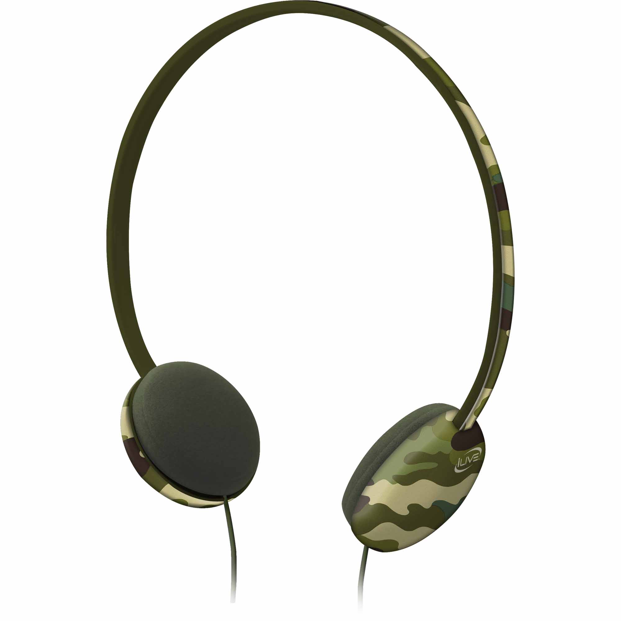 iLive IAHK55CAMO Kids' Safe Volume Headphones - Camo, Multi color iLive IAHK55CAMO Kids' Safe Volume Headphones - Camo, Multi color