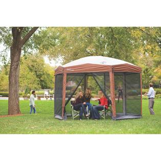 canopy screened instant coleman zoom