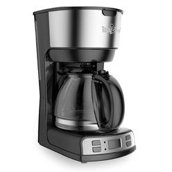 Total Chef TCCM06 Programmable Drip Coffee Maker with Glass Carafe and LCD Display-12-cup (1.8 Liters) Capacity, Countertop,