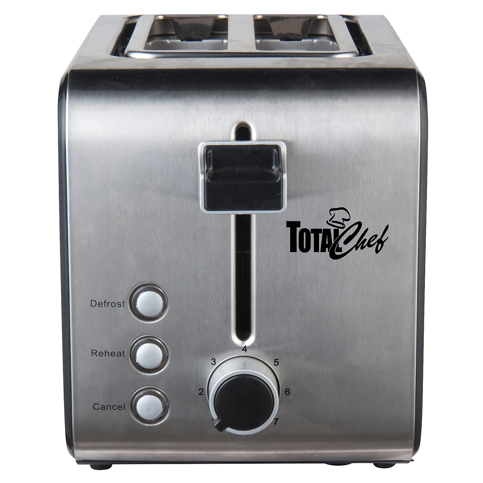 Total Chef 2-Slice Stainless Steel Toaster