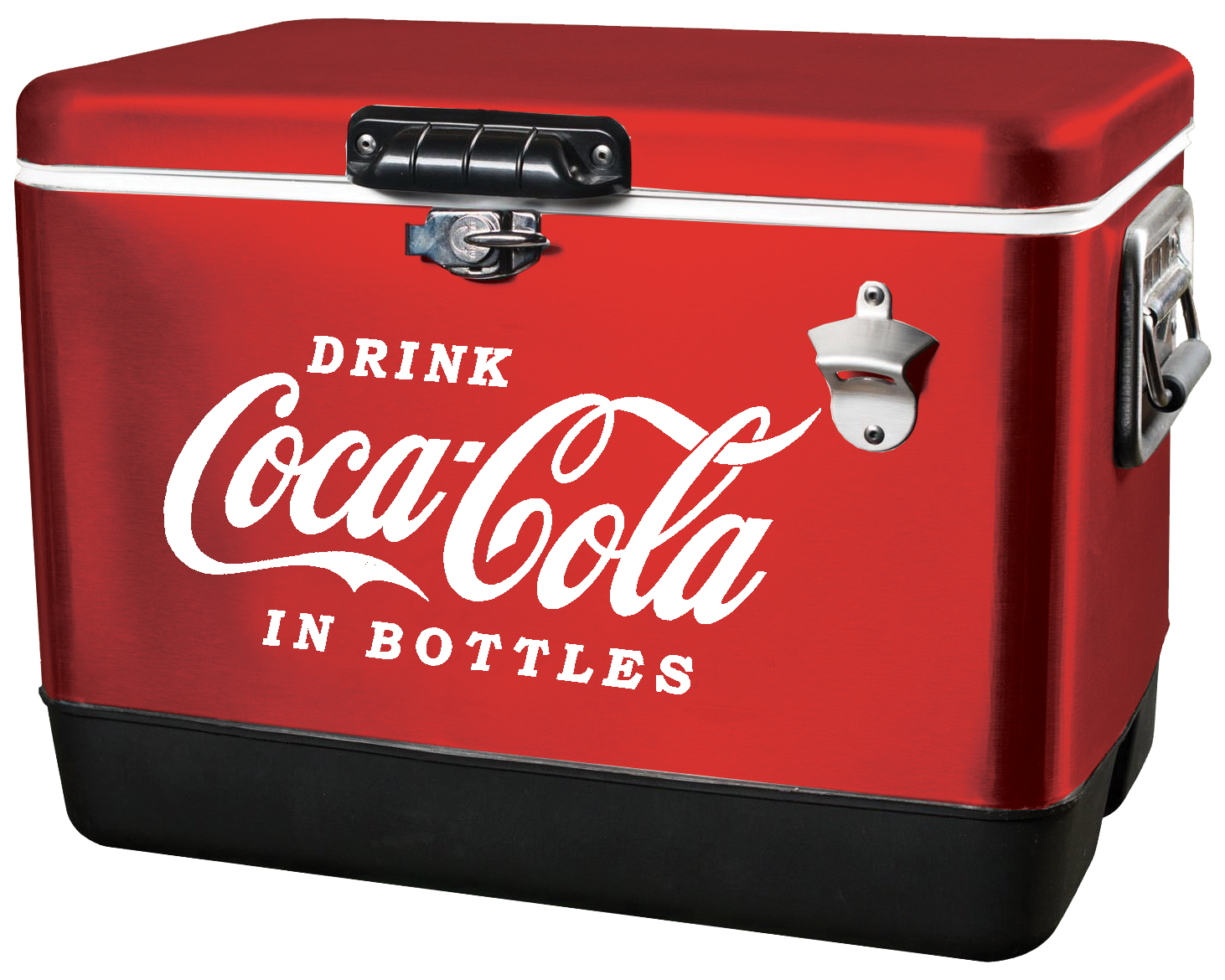 Coca-Cola CCIC-54 54 Liter Stainless Steel Ice Chest