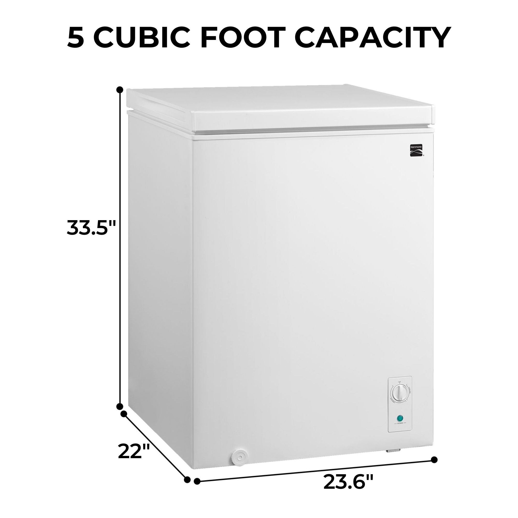 Kenmore KKCF05-W Chest Freezer/Refrigerator - Thumbnail 5