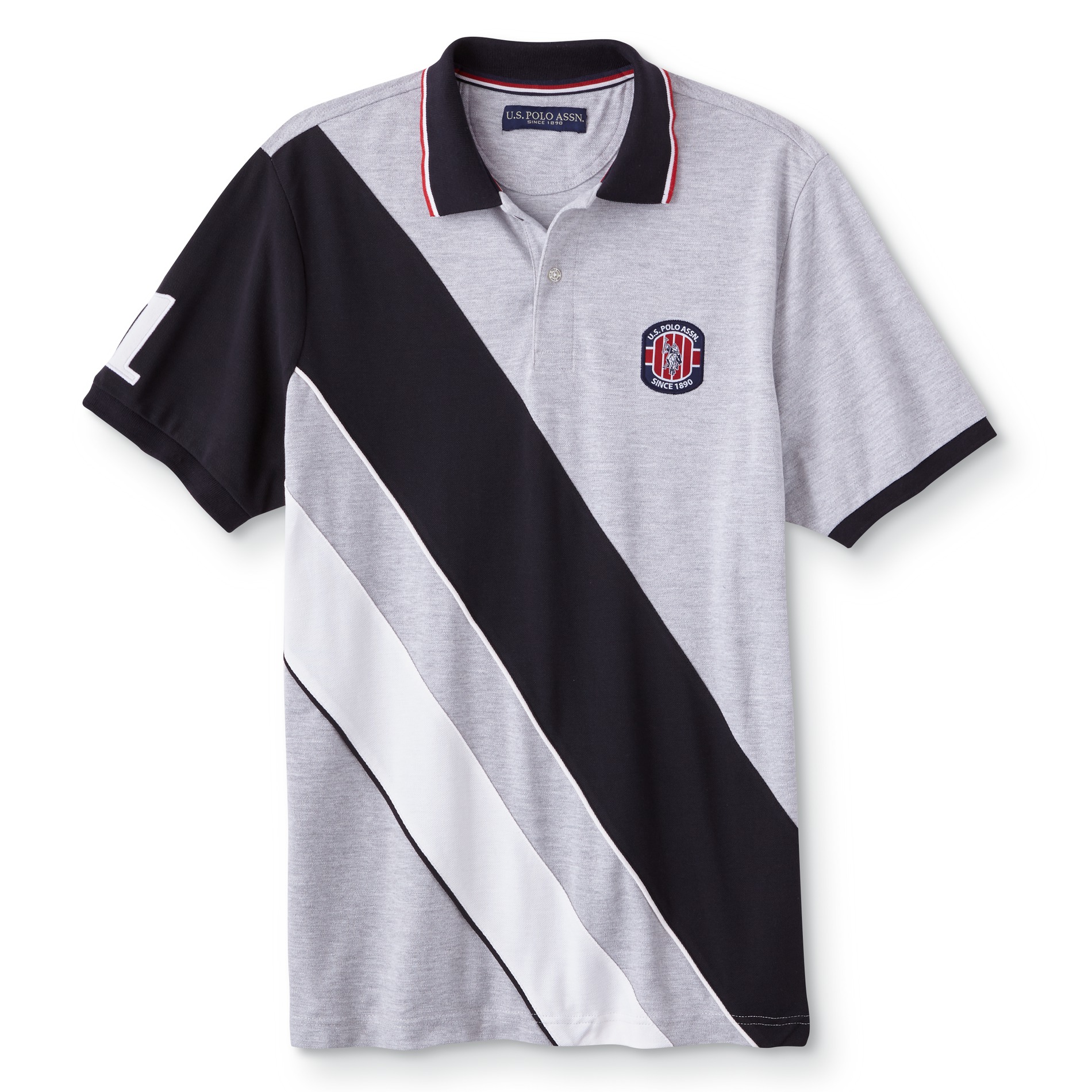 U.S. Polo Assn. Men's Polo Shirt-Striped