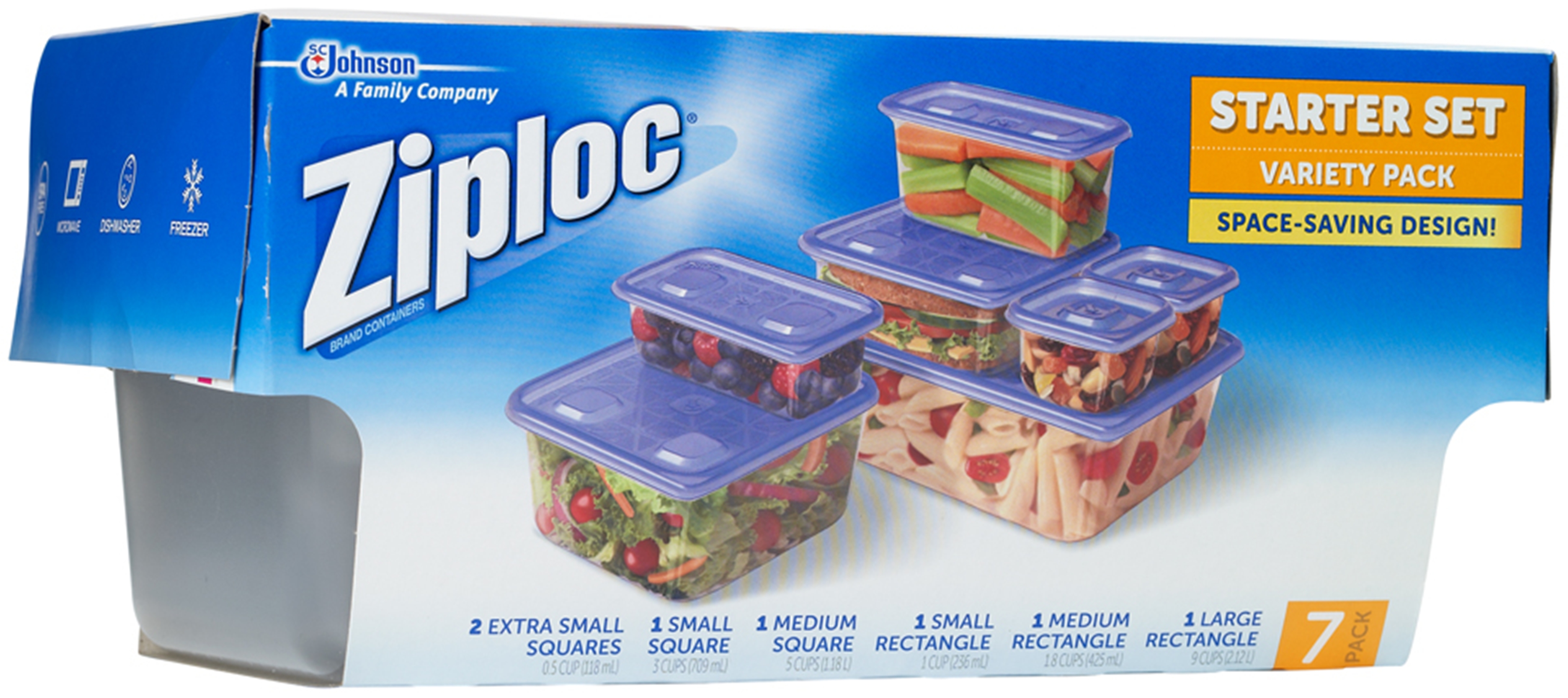 Ziploc Variety Starter Container 7 Ct. Shop Your Way Online Shopping