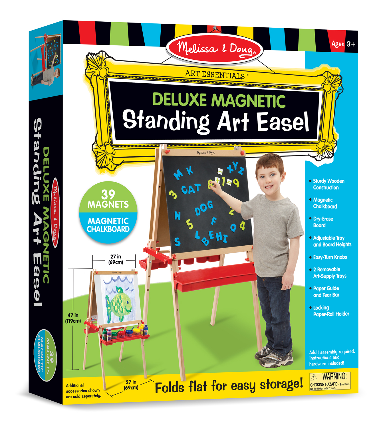 melissa and doug deluxe magnetic standing art easel