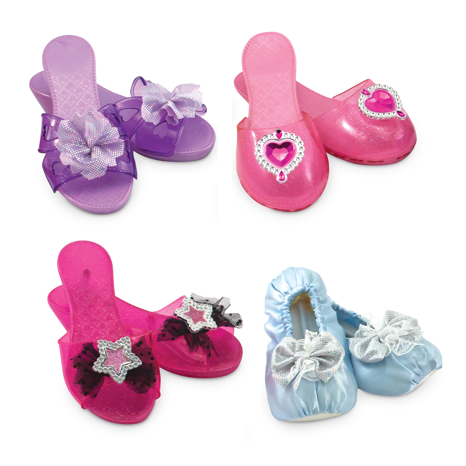 Melissa & Doug Dress-Up Shoes - Role Play Collection
