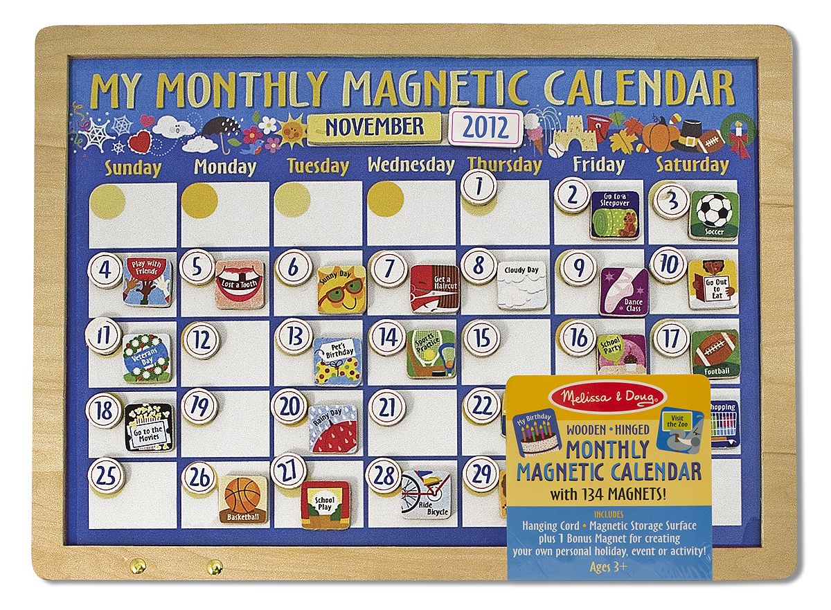 &nbsp; My Monthly Magnetic Calendar