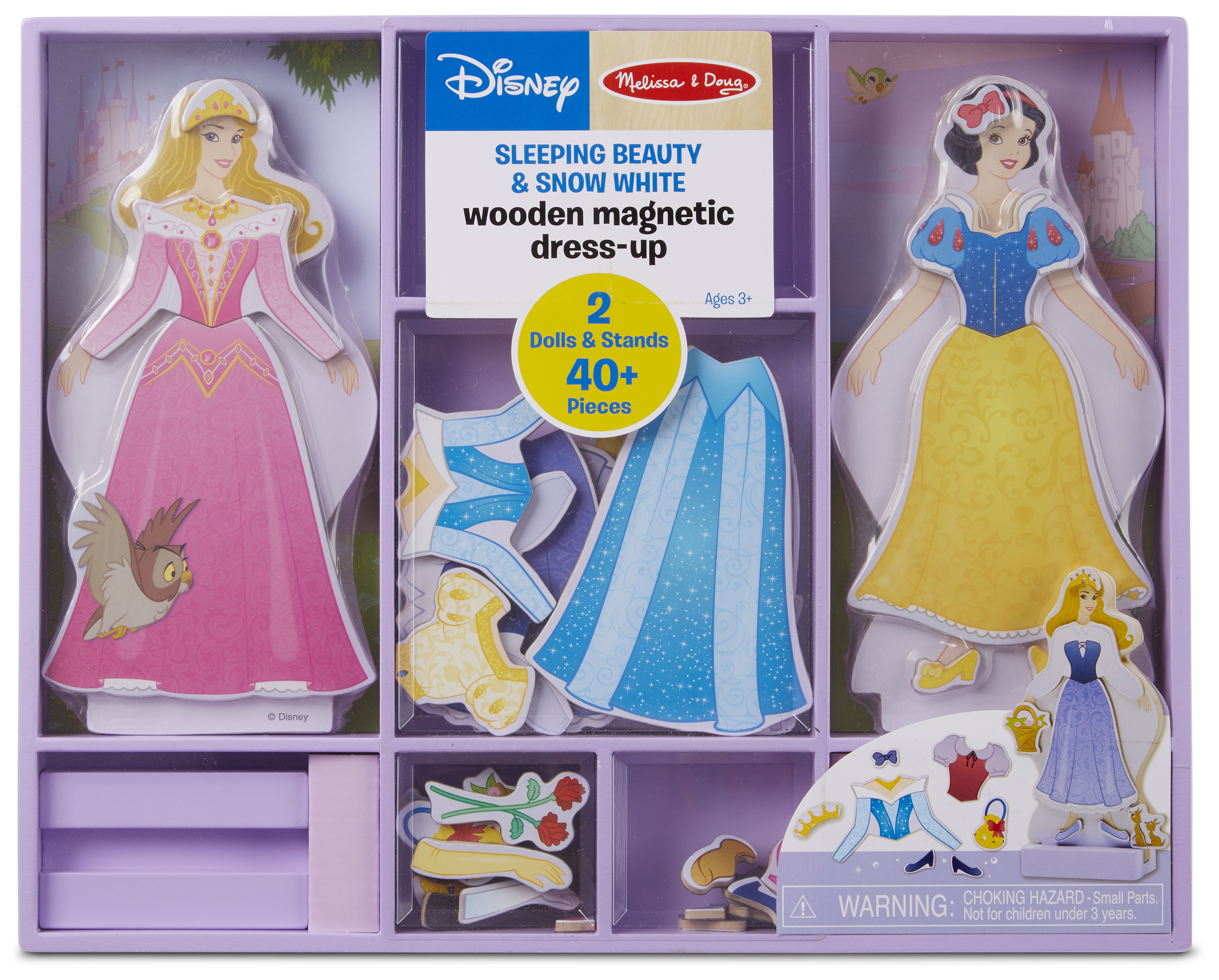 disney princess deluxe wooden magnetic dress up