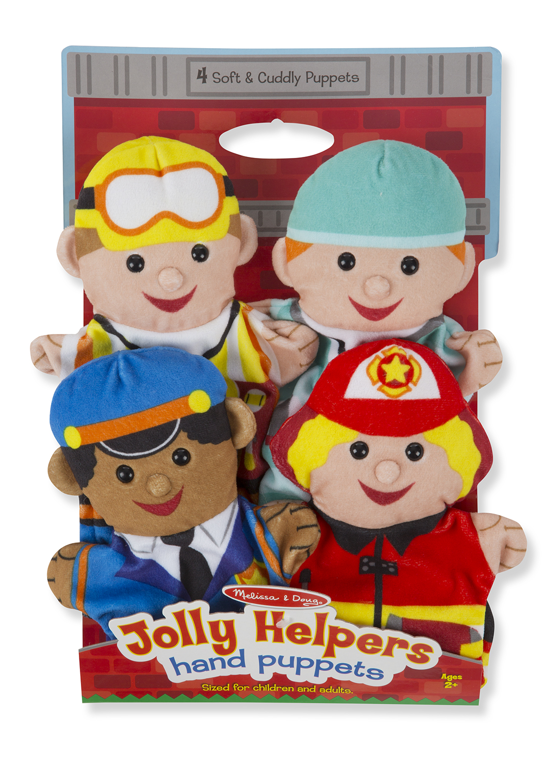 Melissa & Doug Jolly Helpers Hand Puppets