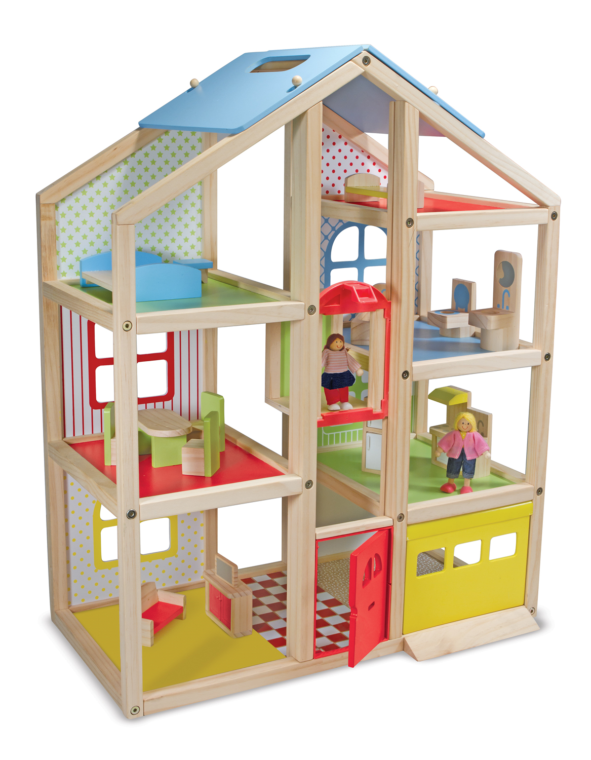 just dreamz wooden dollhouse