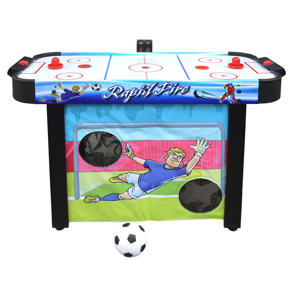 Hathaway&#153; Rapid Fire 42-in 3-in-1 Air Hockey Multi-Game Table