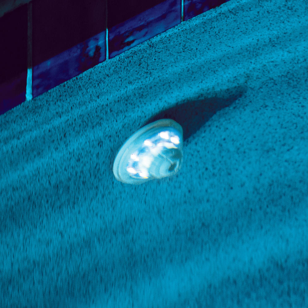 Blue Wave Hydro-Powered Return Jet LED Pool Light & Show
