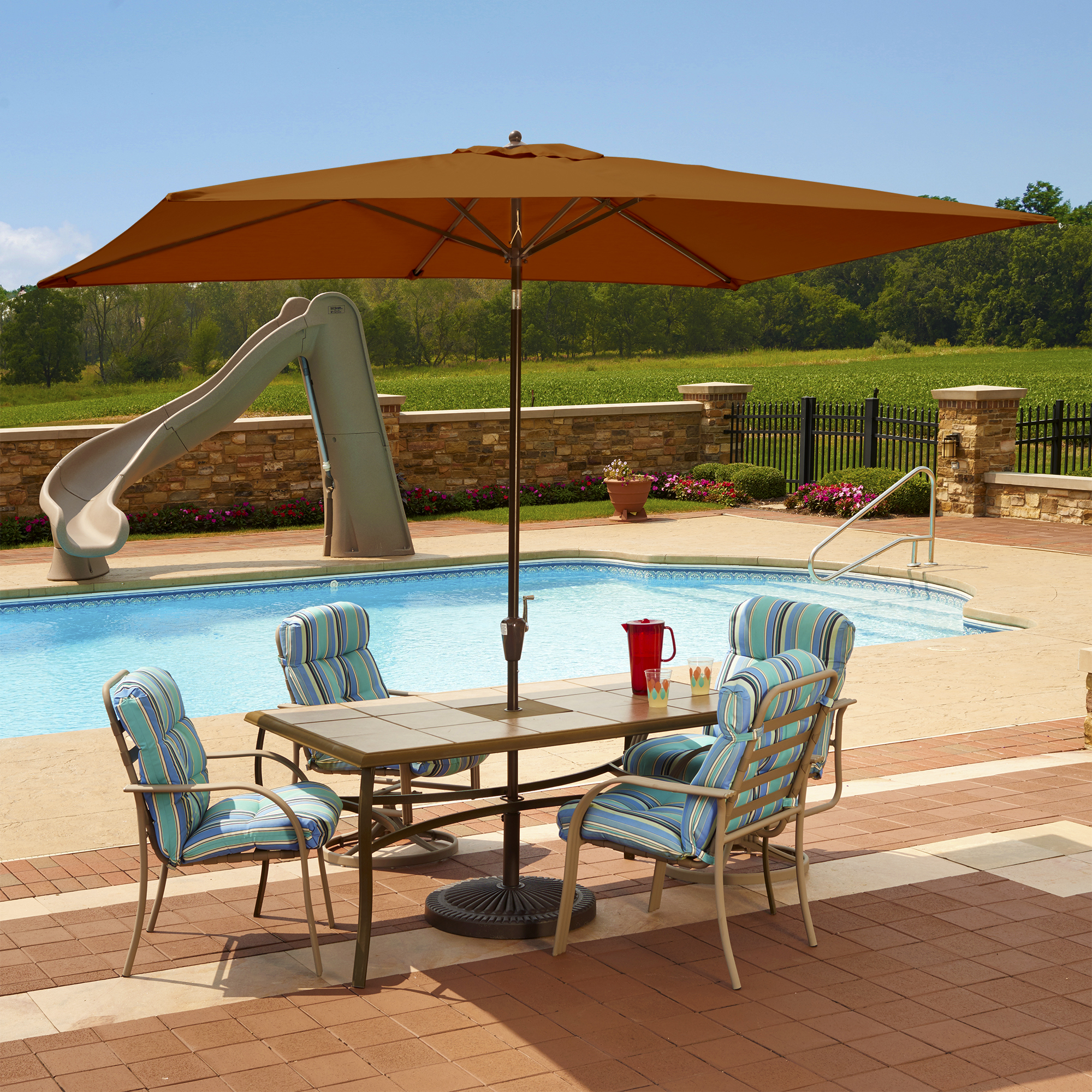 Patio Umbrellas Bases Rectangular Sears