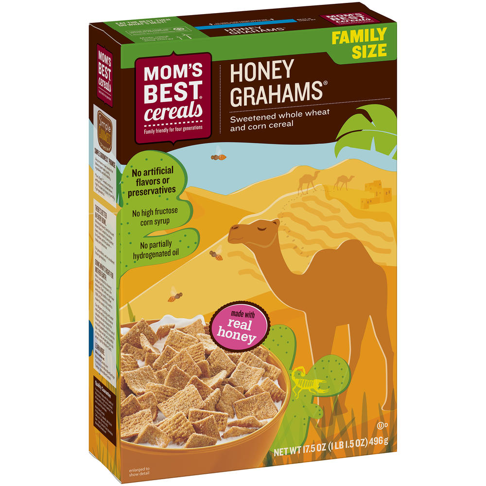 Mom's Best &#174; Naturals Honey Grahams&#174; Cereal 17.5 oz. Box