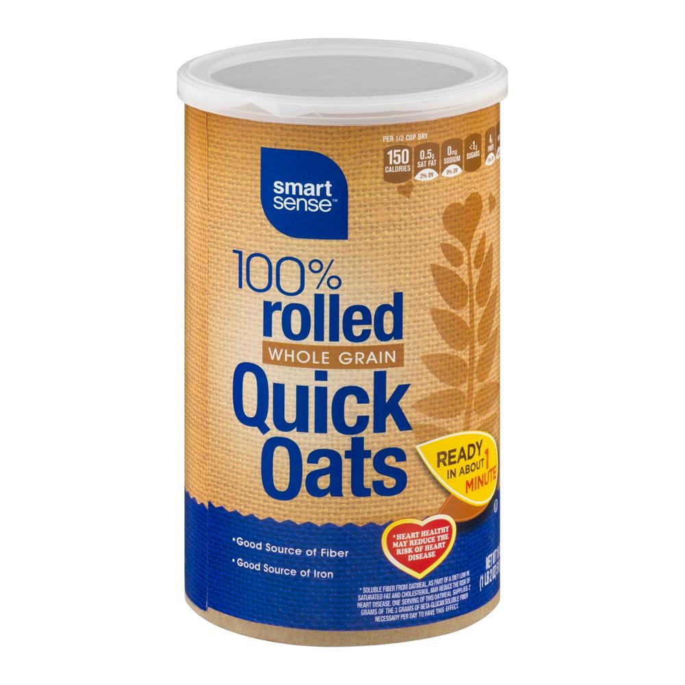 Smart Sense 100% Rolled Whole Grain Quick Oats