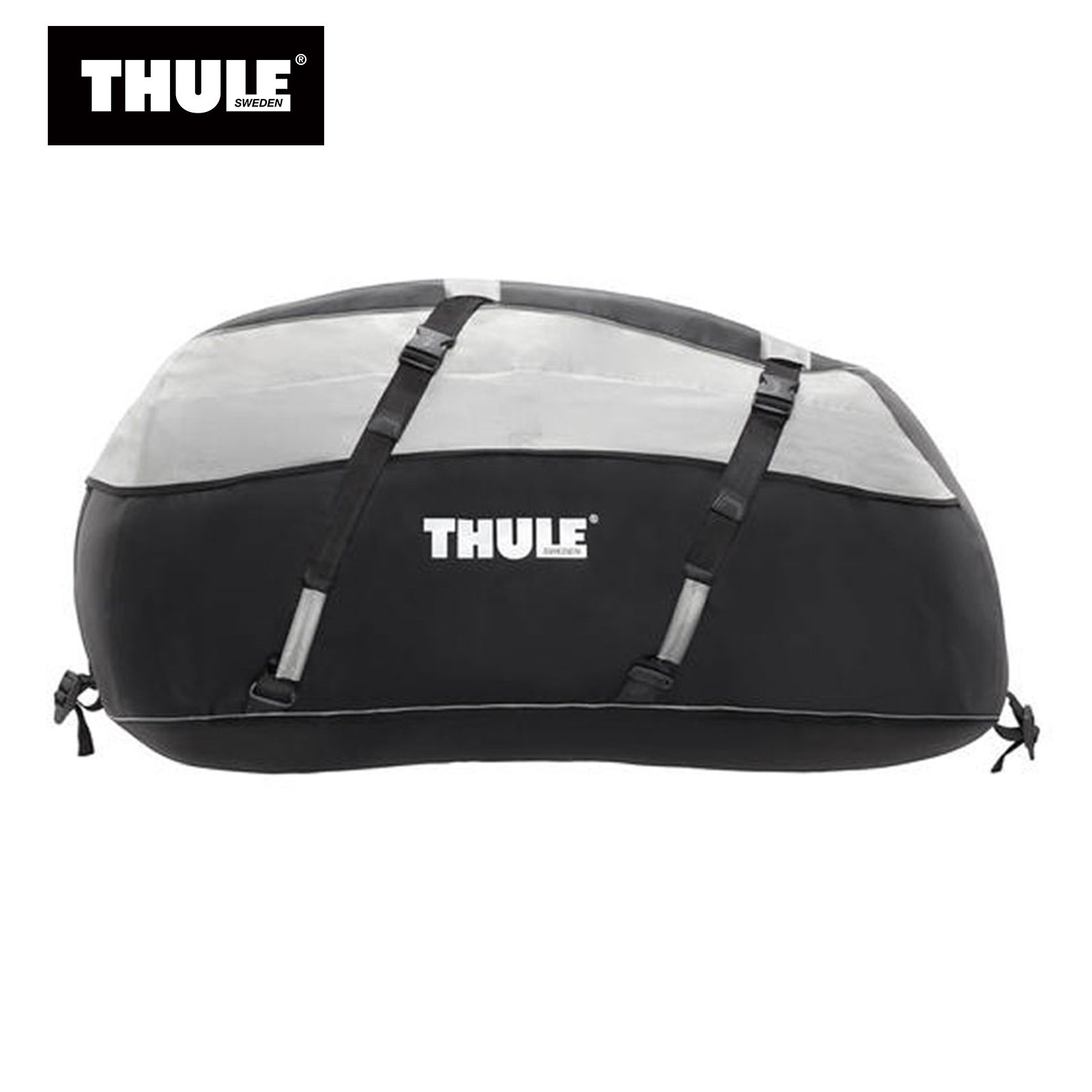 Thule 15xt Luggage Loft Black 858 15 Cu Ft Cargo Bag And Sportrack Railing Rack Bundle Automotive Exterior Accessories Racks Carriers Cargo Carrier