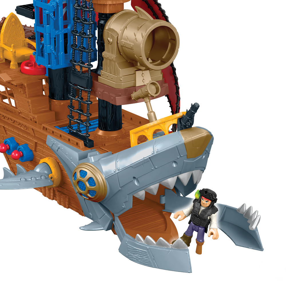 Imaginext Shark Bite Pirate Ship Playset