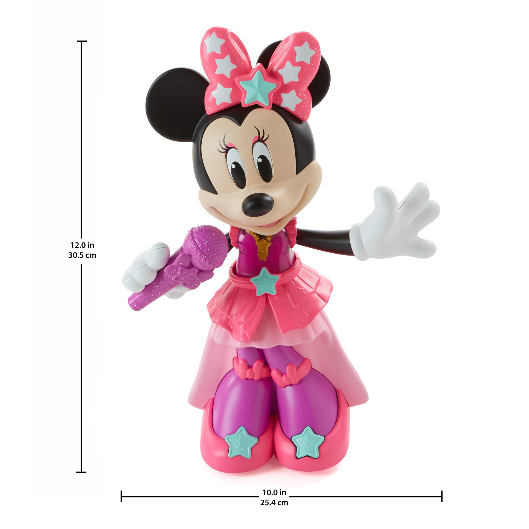 minnie's happy helpers sing & spin scooter minnie plush