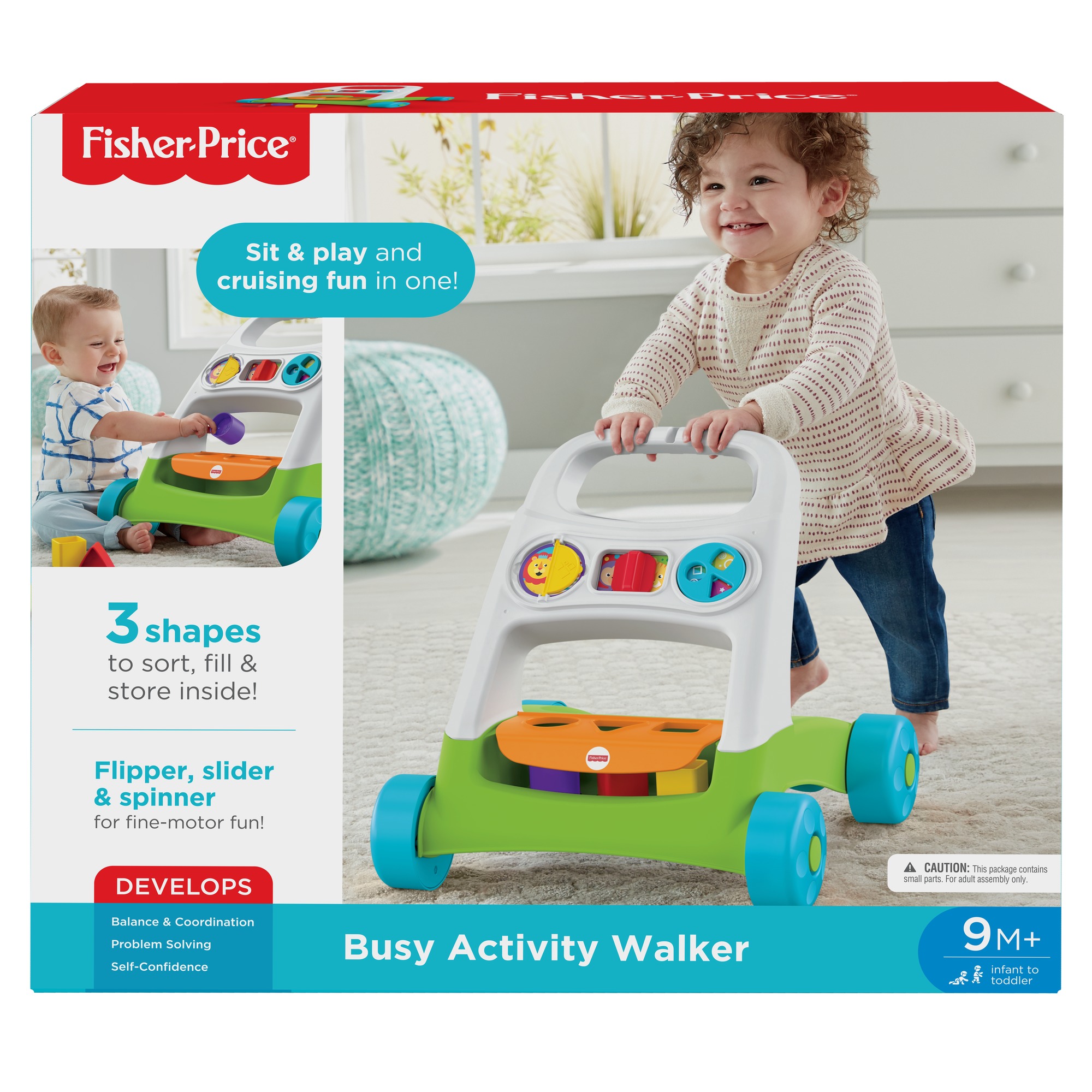 fisher price baby activity walker