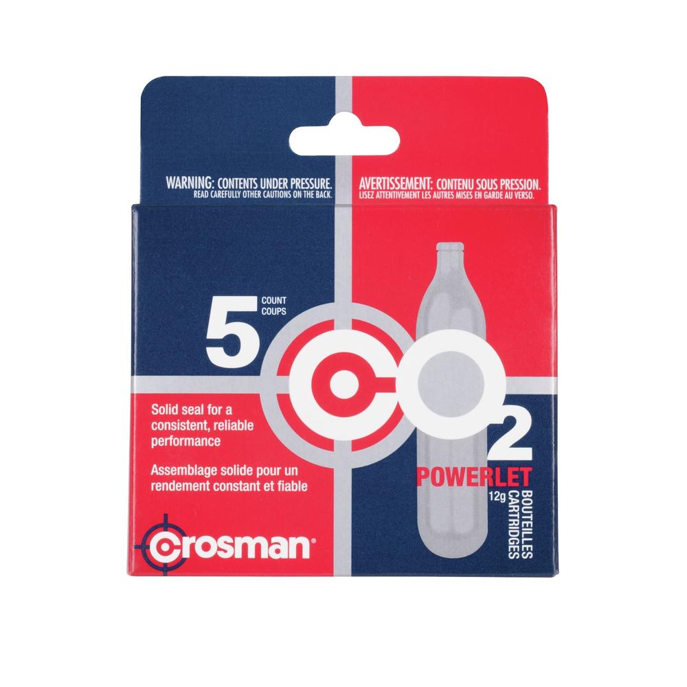 Crosman 12gr CO2 Powerlets, 5ct