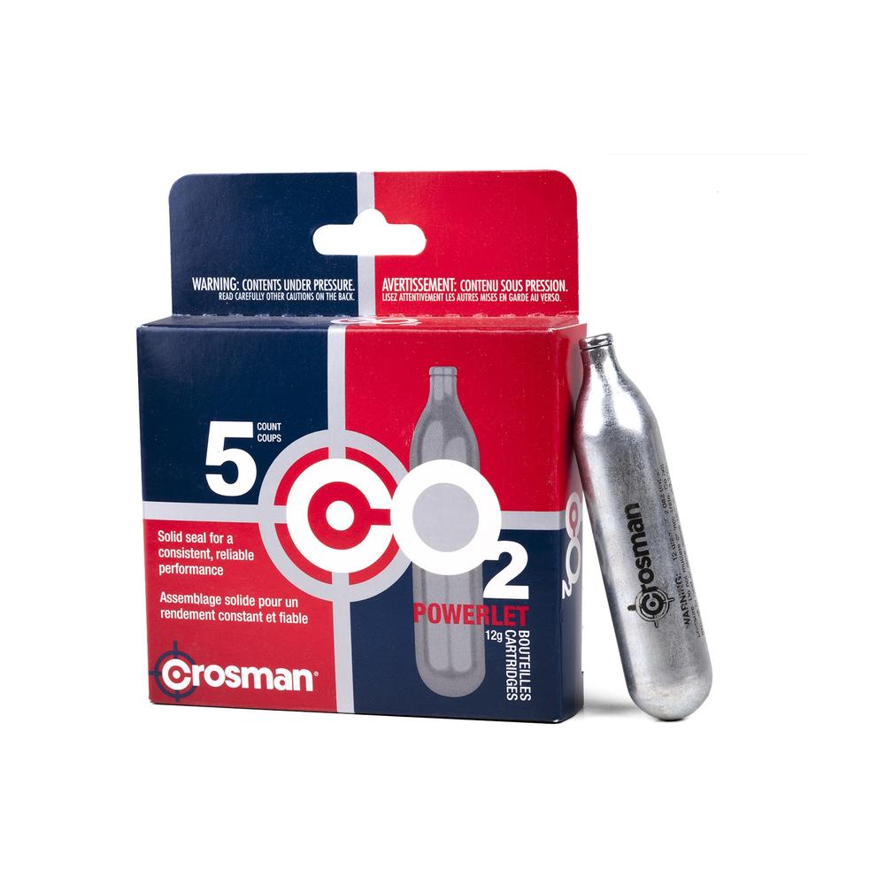Crosman 12gr CO2 Powerlets, 5ct