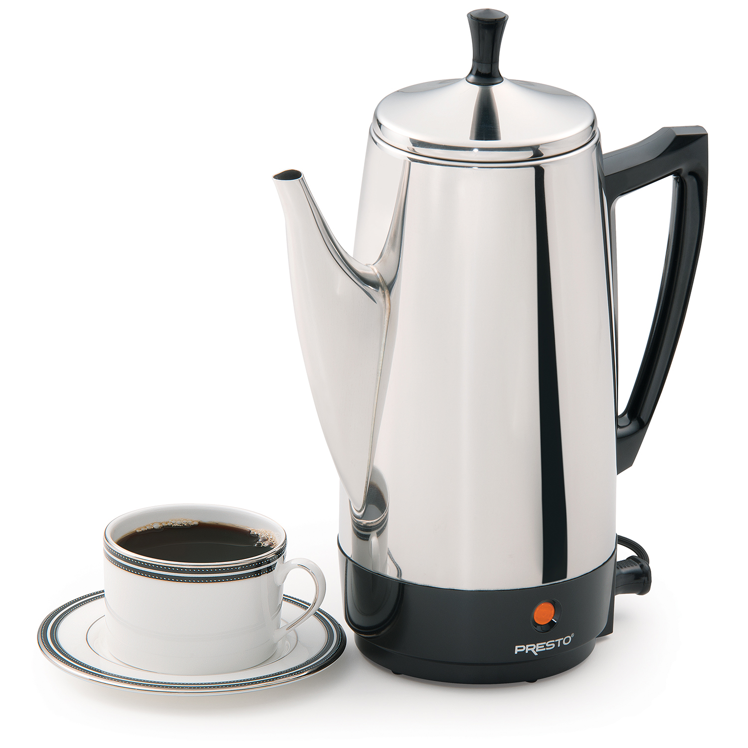 Presto 02811  12-Cup Coffee Maker - Stainless Steel