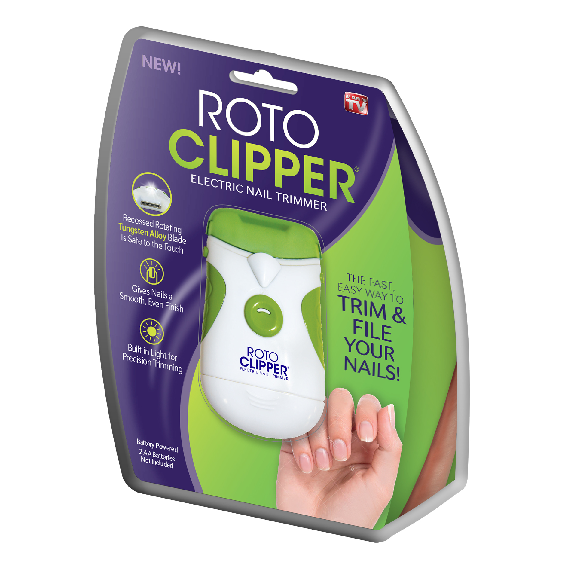 As Seen On TV Roto Clipper Electric Nail Trimmer