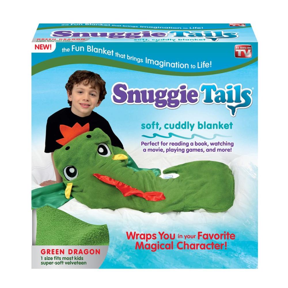 As Seen On TV Snuggie Tail Blanket - Green Dragon
