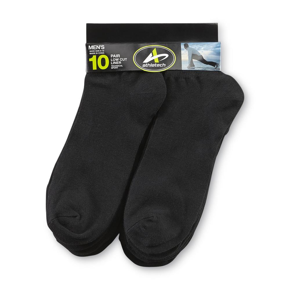 Athletech Men's 10-Pairs Technical Sport Liner Socks