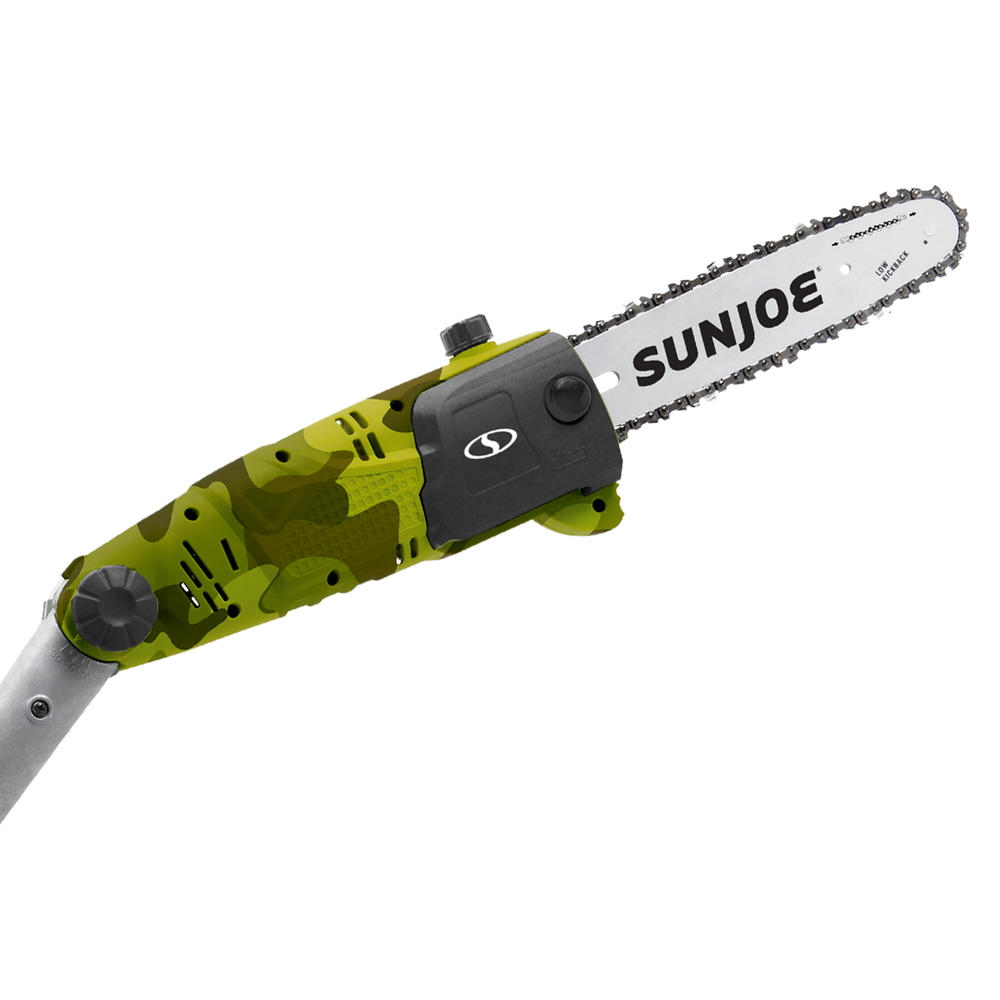 Sun Joe SWJ803E-CMO Electric Multi-Angle Pole Chain Saw &#124; 10 inch &#124; 8.0 Amp (Camo)