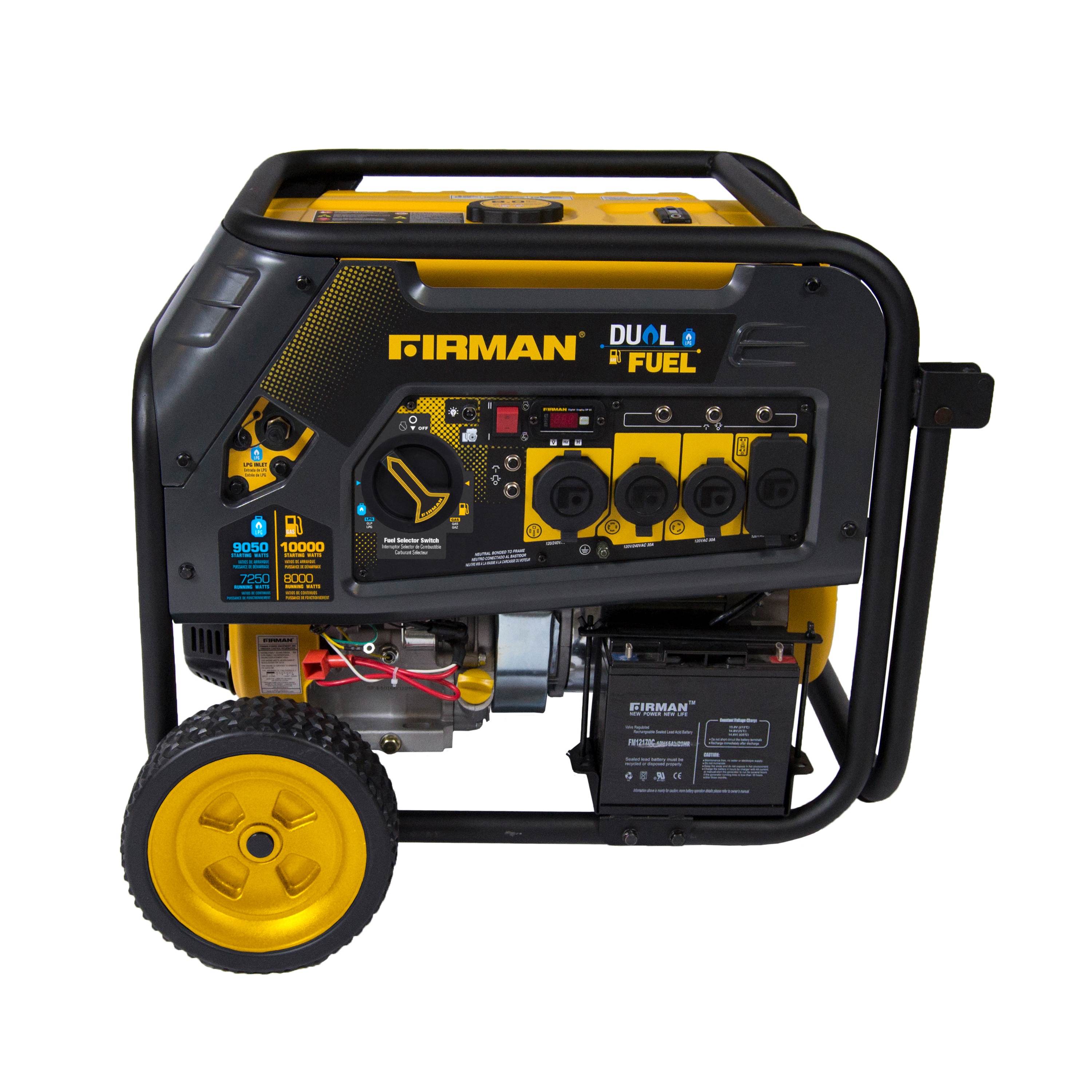 Firman FGH08051 Power Equipment H08051 Dual Fuel 10,000/8,000 Watt