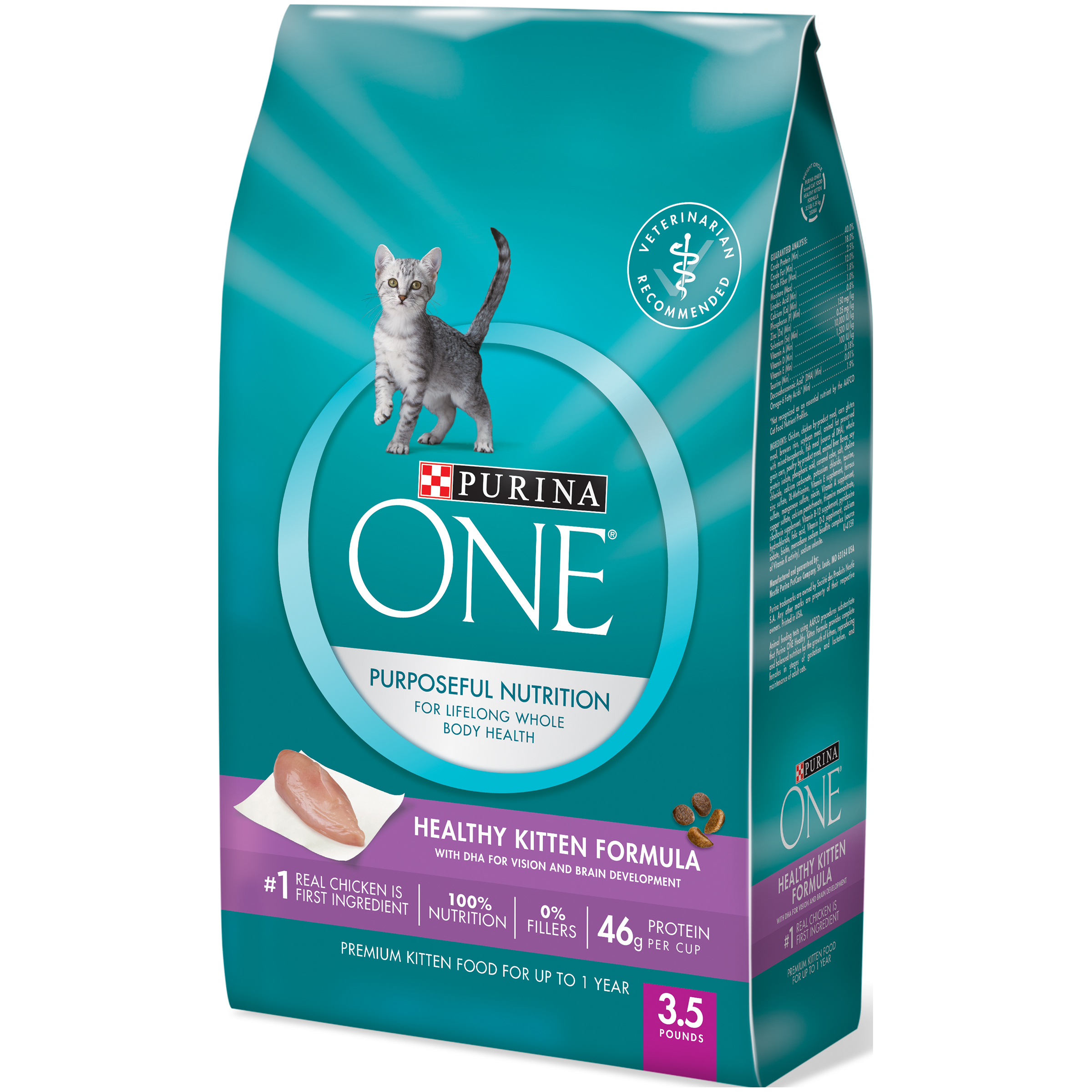 purina one healthy kitten formula dry cat food