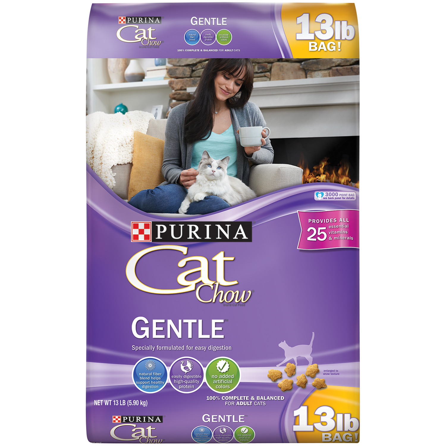 Purina Cat Chow Gentle Cat Food 13 lb Shop Your Way Online Shopping