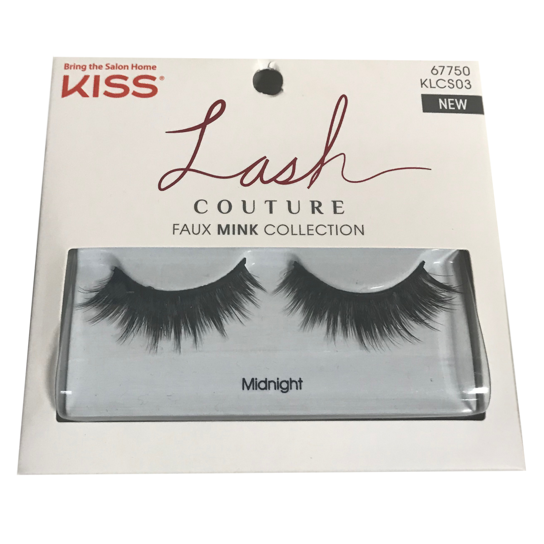 Kiss Lash Couture Faux Mink Collection, Single Pack - Midnight