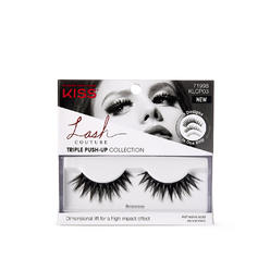 Kiss Lash Couture Triple Push-Up Lashes in Brassiere, 1 pair
