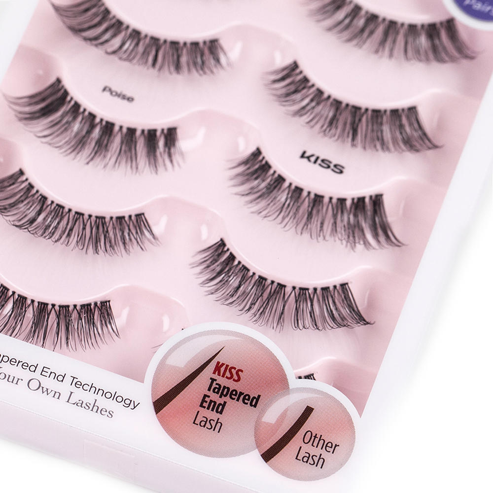 Kiss Looks So Natural Lashes - Multipack - Poise