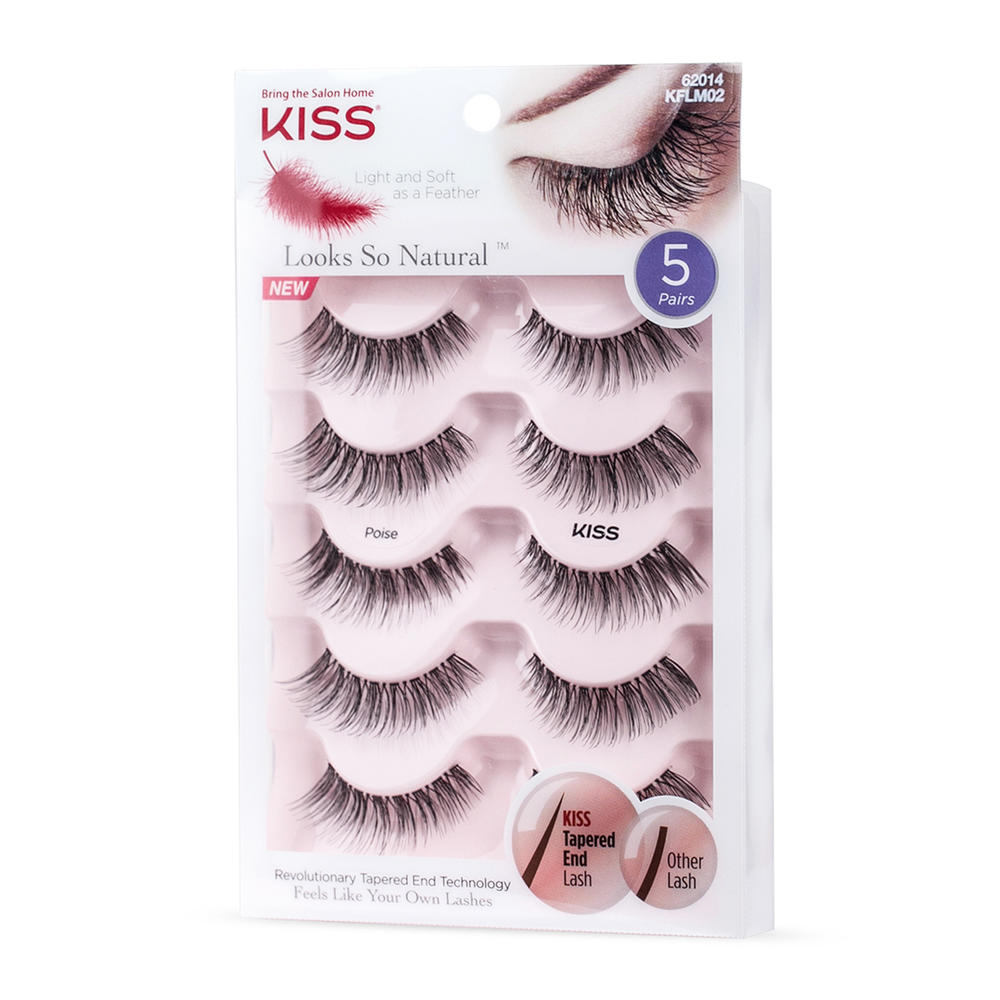 Kiss Looks So Natural Lashes - Multipack - Poise