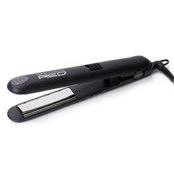 RED by KISS Kiss Products Titanium Flat Iron, 1", Red, 1.04 Pound