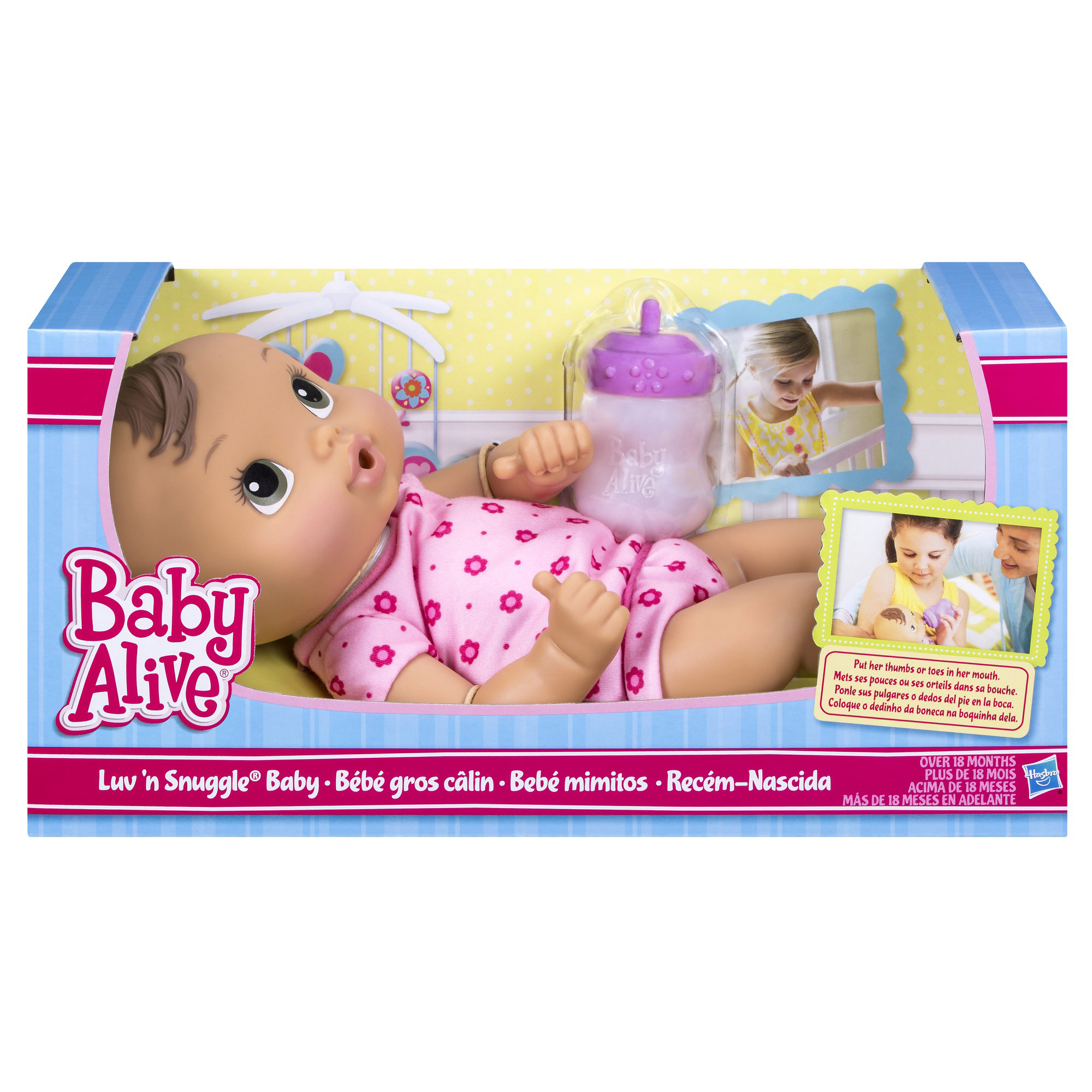 baby alive luv n snuggle brunette
