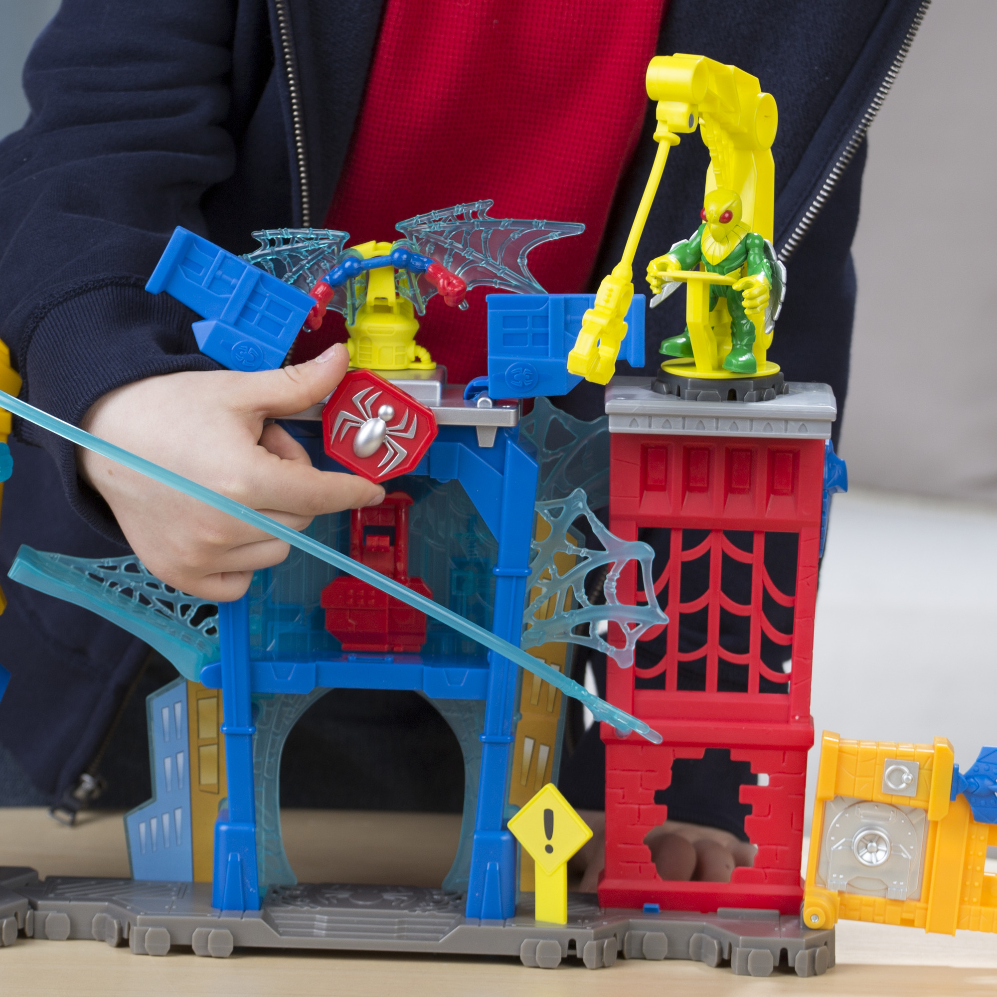 playskool spider man web quarters