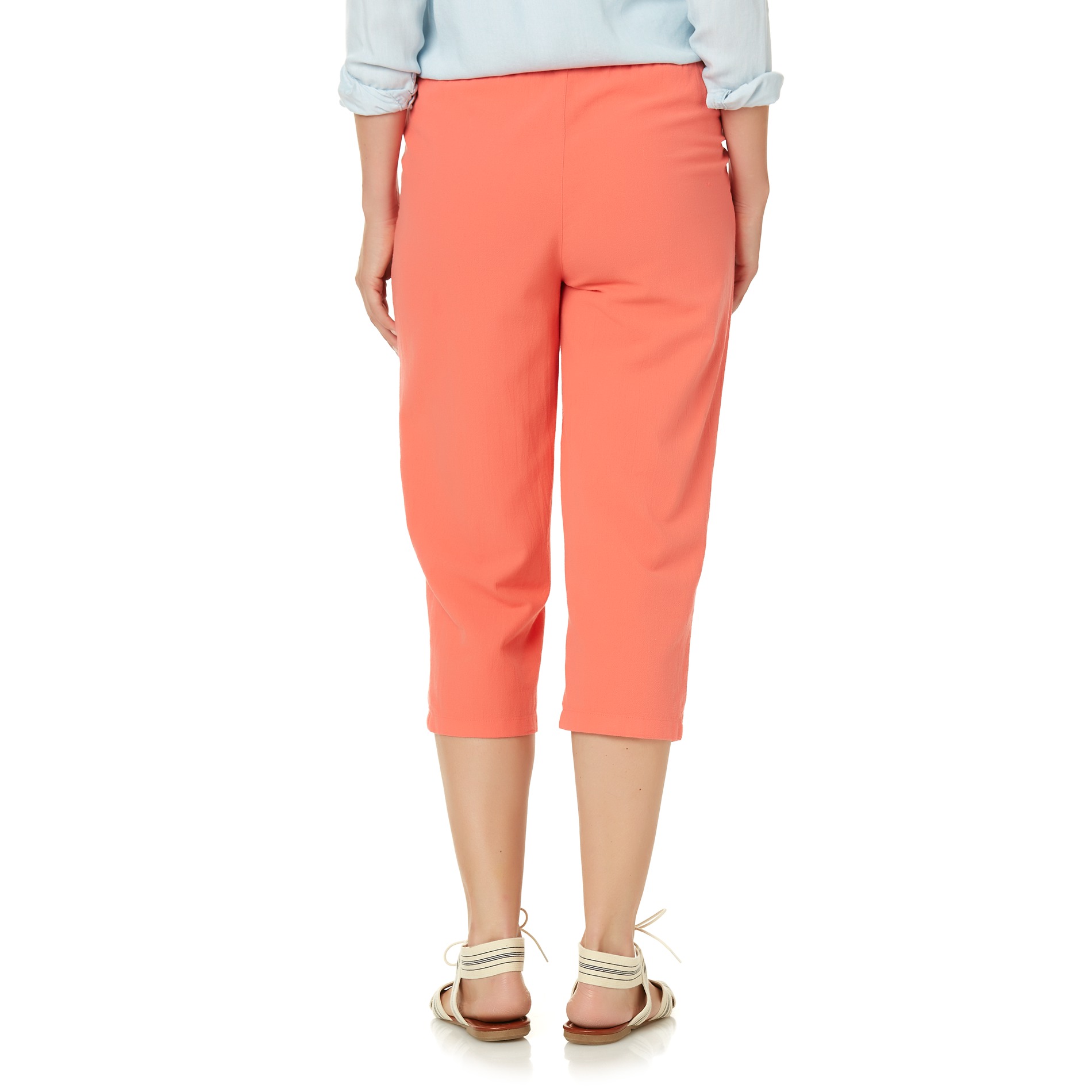 Buy Womens Capri Pants for Summer Drawstring Cargo Pants Elastic Waist  Casual Capri Joggers Loose Straight Trousers Online at desertcartINDIA