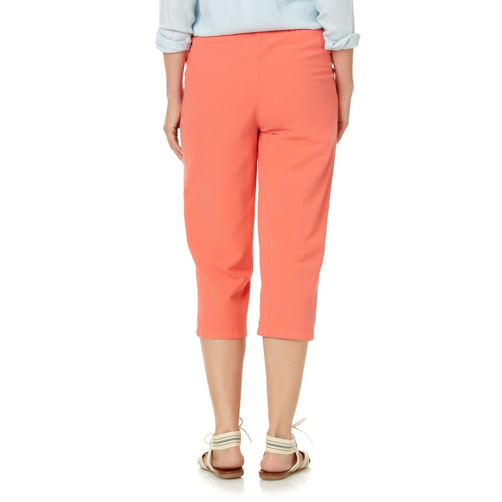 Basic Editions Women's Capri Pants