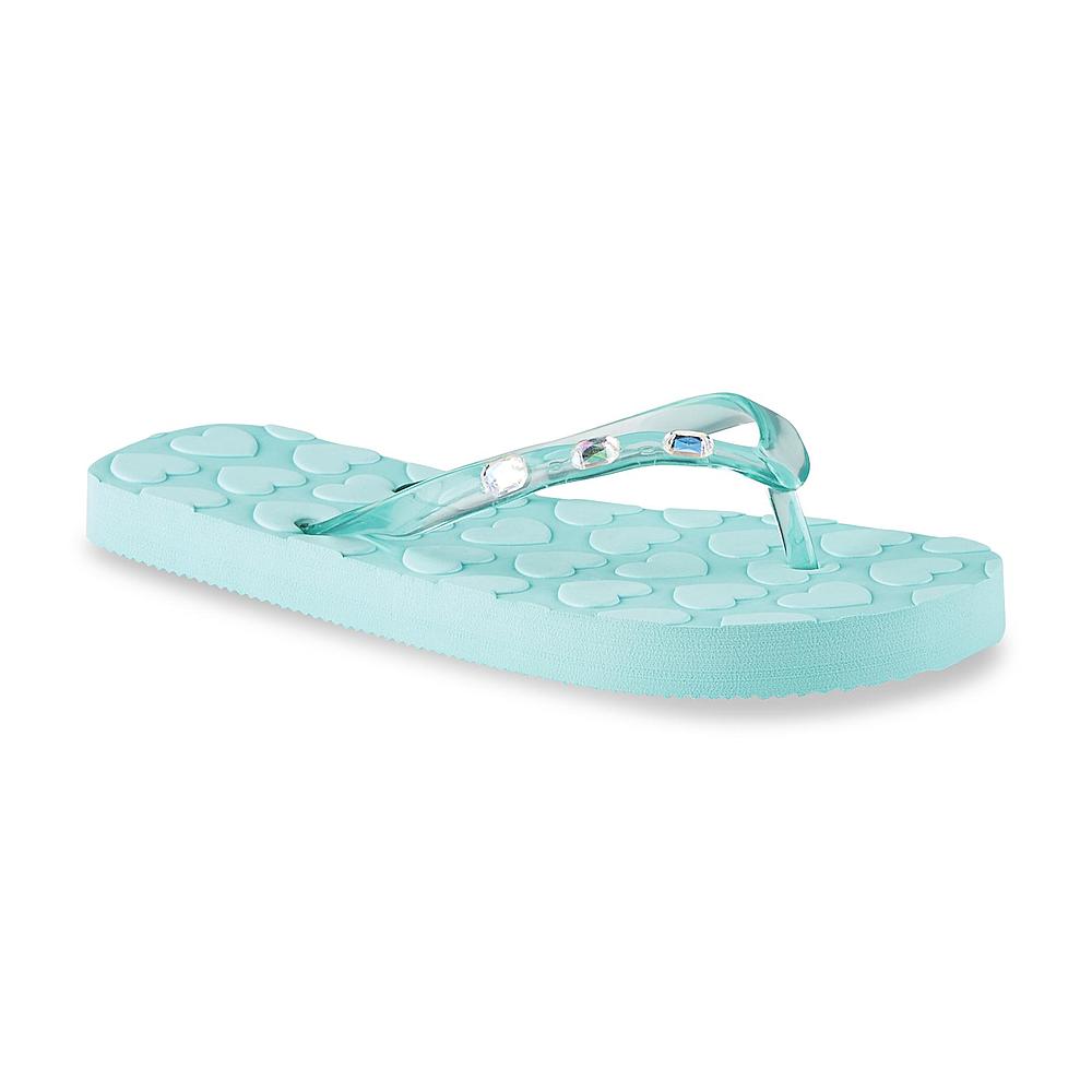 Route 66 Girl's Marny Turquoise Flip-Flop Sandal