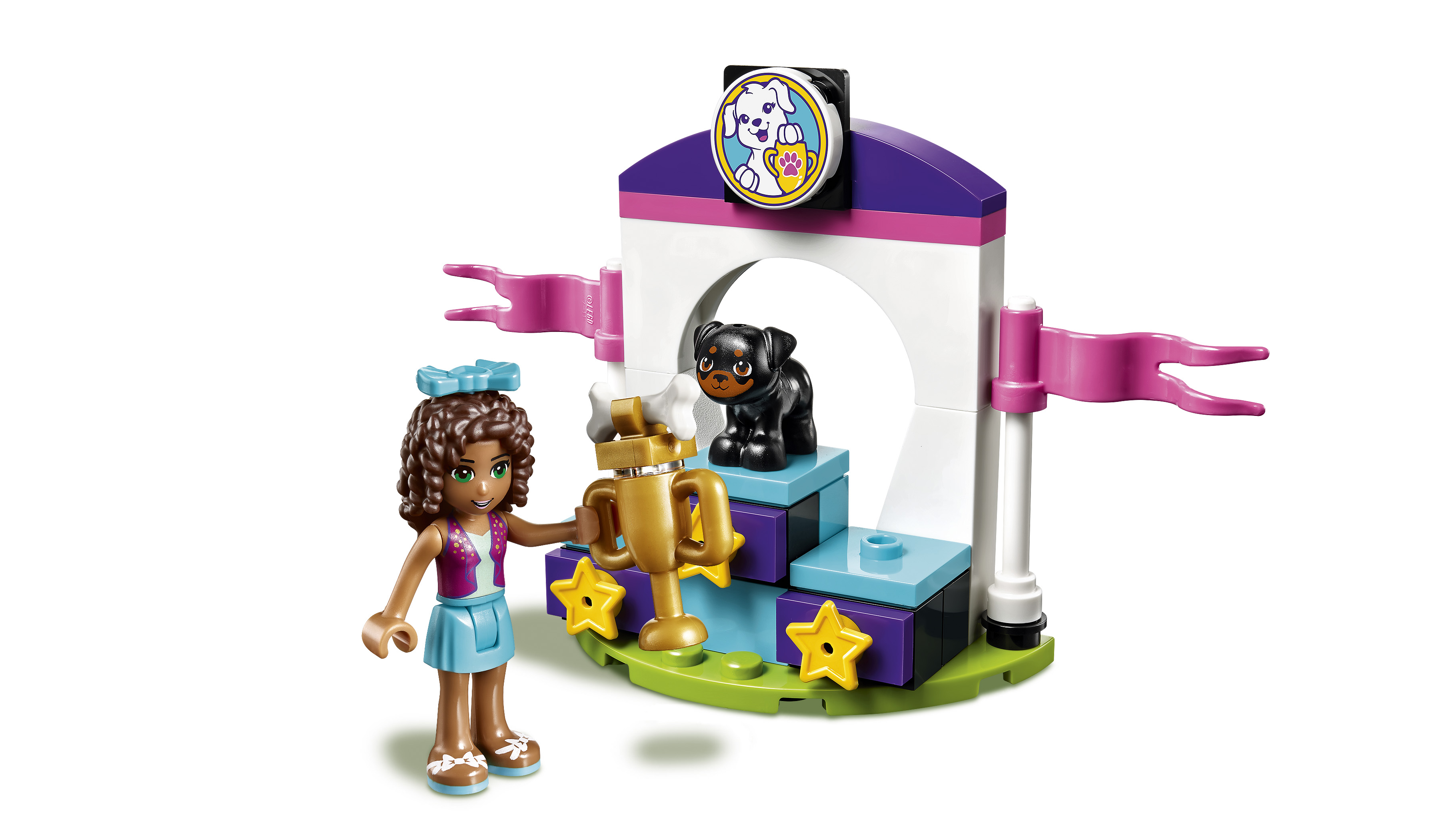 lego friends puppy parade