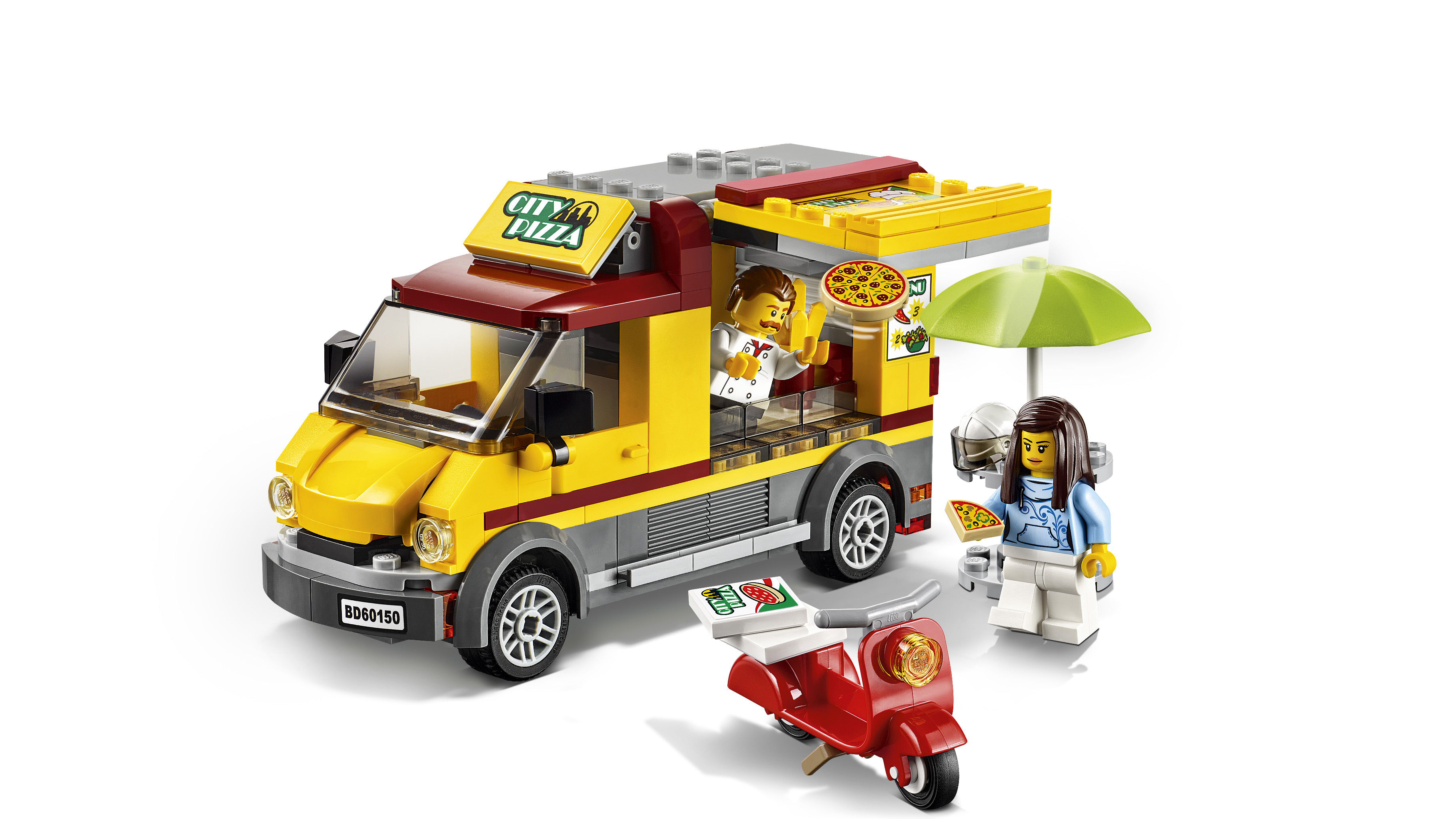 lego city pizza auto