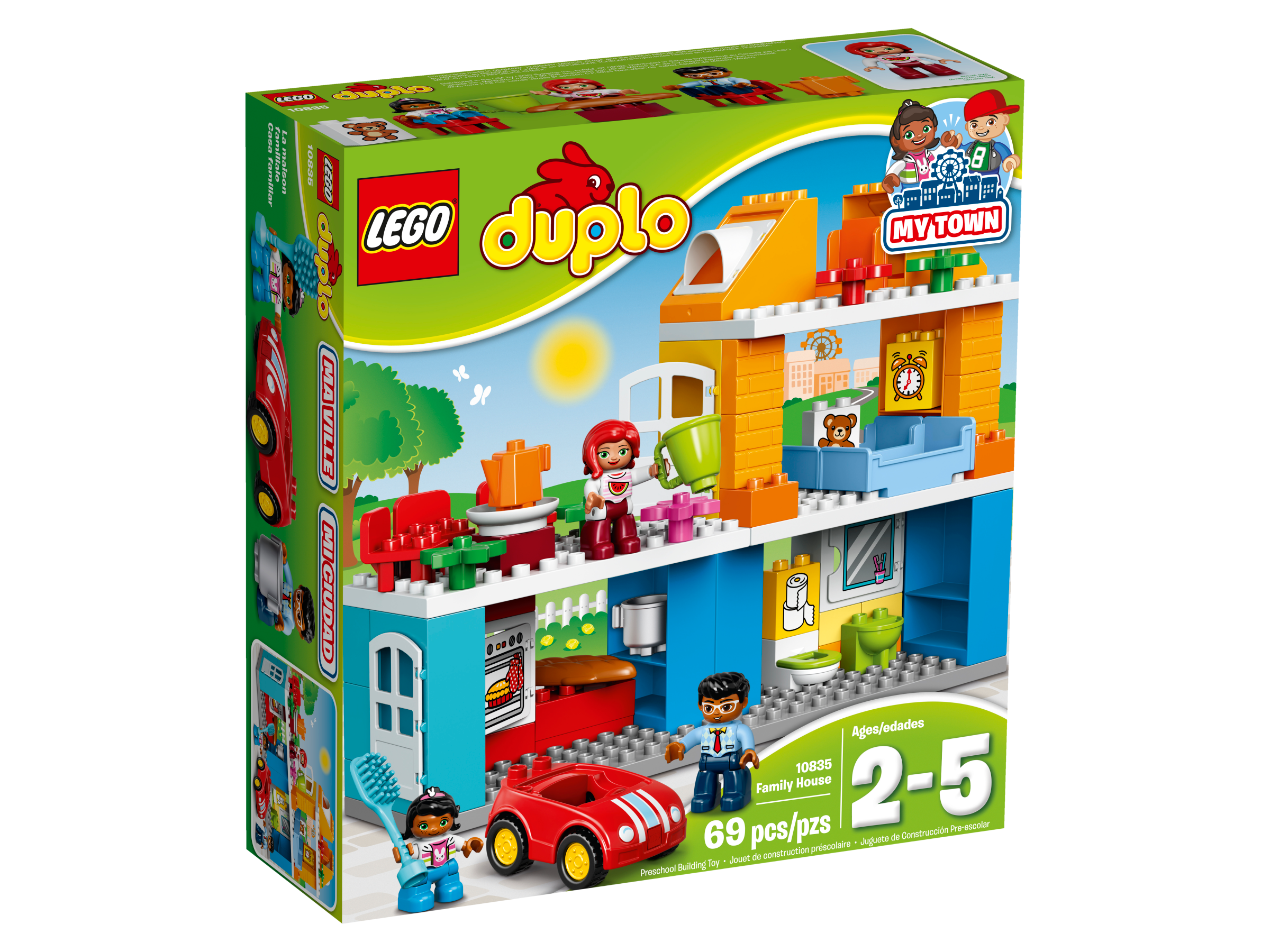 LEGO Duplo My Town Villetta Familiare 10835 La Mia Cittadina 69 pz mshop