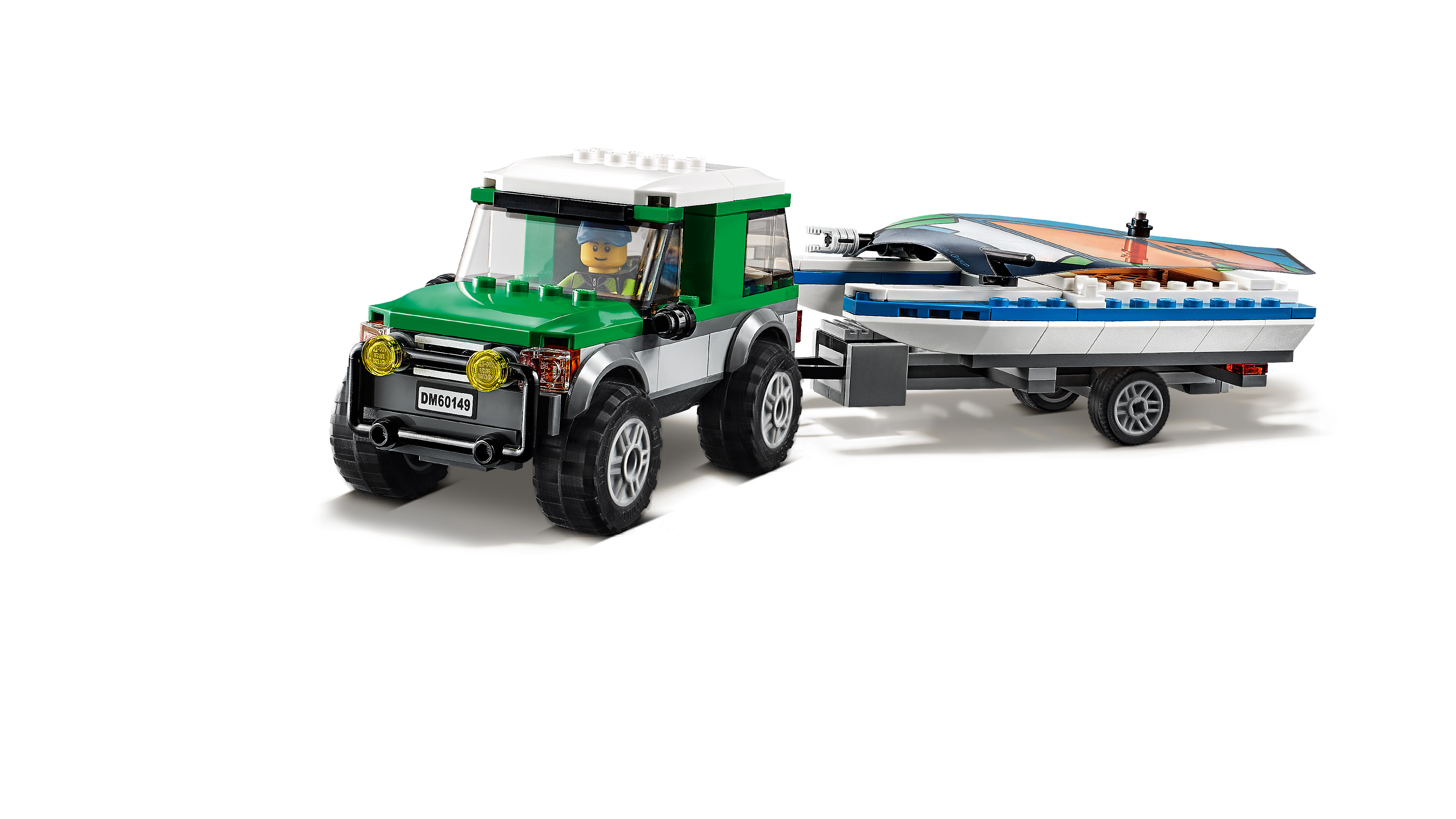 lego city 4x4 with catamaran
