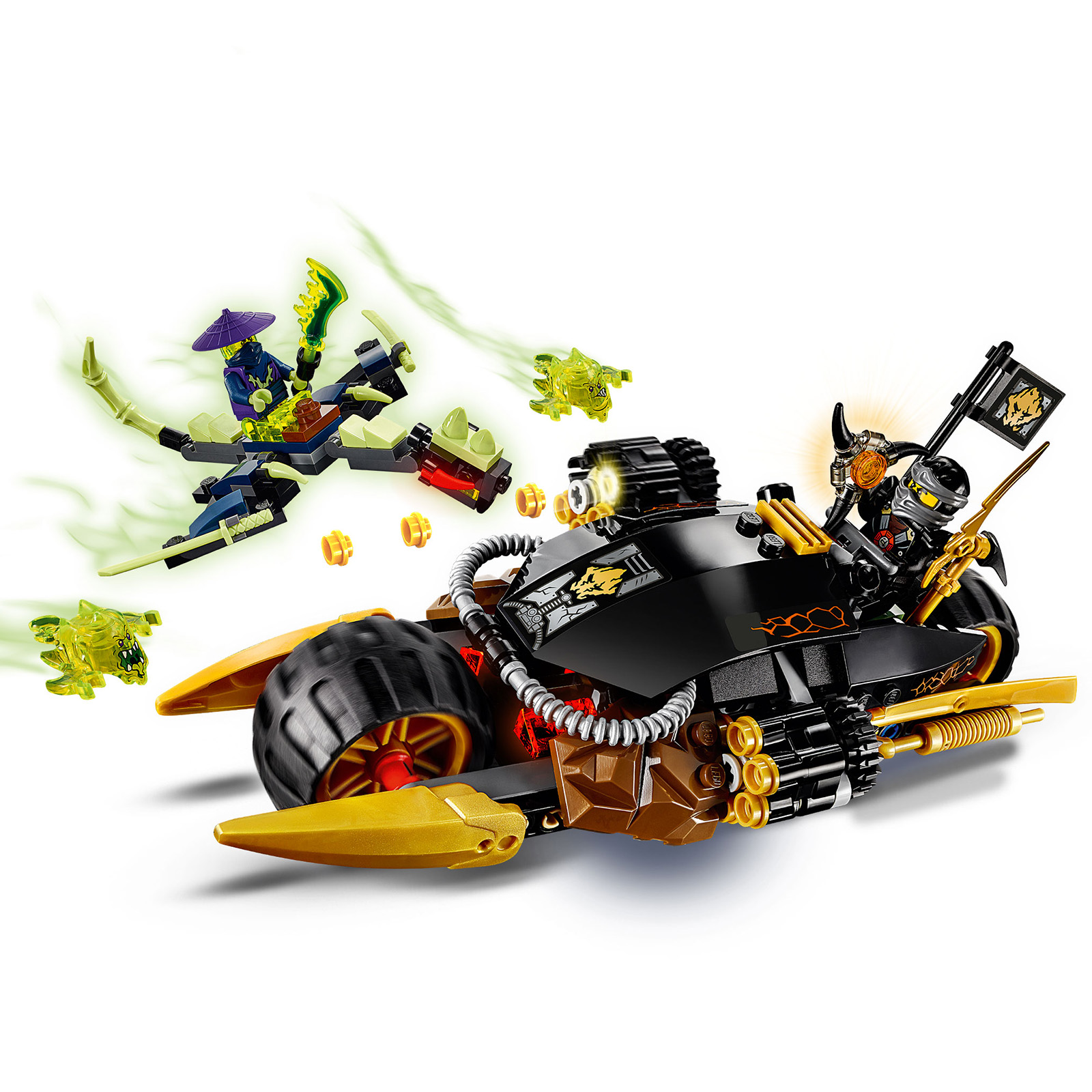 lego ninjago blaster bike
