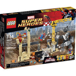 lego super heroes 76037 rhino and sandman super villain team-up building kit